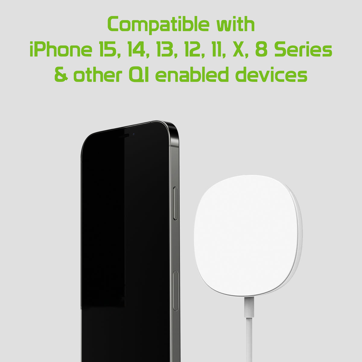 Chargeur Sans Fil Magnétique 15W – Charge Rapide Pour IPhone 12-16 Et Autres Mobiles