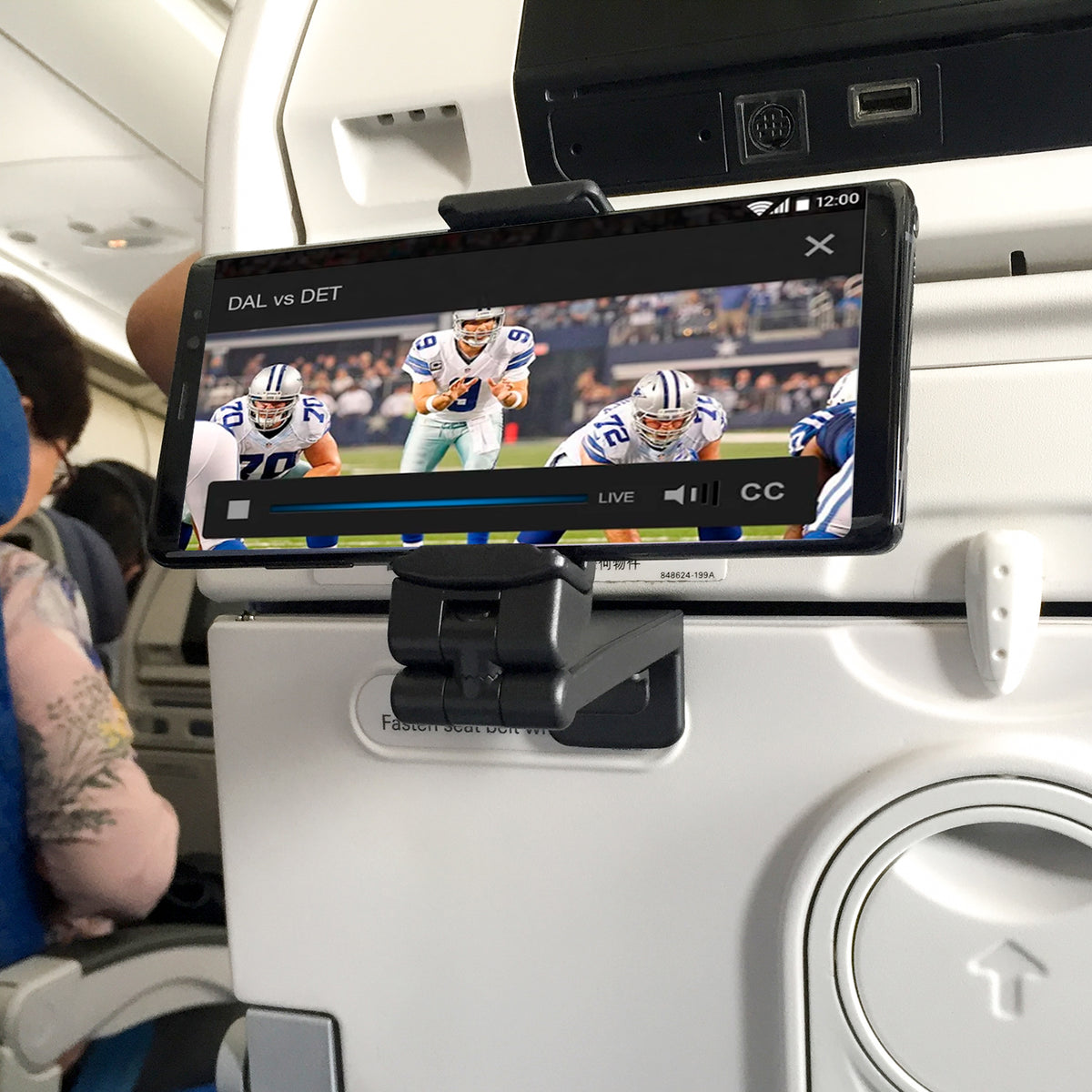 For Magsafe Airplane Phone Holder, Airplane Travel Essentials For Flying Plane, Handsfree Airport Phone Mount Long Flight Must Haves For Woman Man Fits IPhone 17 16 15 14 Pro Max Series
