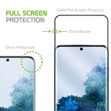 SGSAMS20PF - Samsung Galaxy S20+ Full Coverage Screen Protector, Premium Ultra-Thin Tempered Glass Screen Protector for Samsung Galaxy S20 Plus (0.3mm) by Cellet