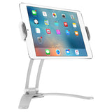PHTAB43CNWT - Desktop and Wall Holder Mount with 360 Degree Rotation for Apple iPad Pro 10.5, Pro 9.7, IPad Mini 4, Samsung Galaxy Tab S3, Amazon Fire HD and More - White - by Cellet