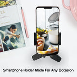 PHW100 - Multi-Functional Desktop Phone Holder Mount Compatible/Replacement for iPhone 14 13 Pro Max Mini 11 Samsung Galaxy S23 Ultra Plus S22 S21 S20 Note 20