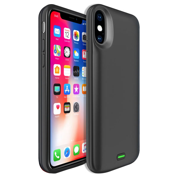 BIPHX - iPhone X, 5000mAh Rechargeable External Power Case for Apple iPhone X – Black (No Brand)