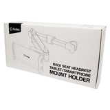 PH355BK -  Cellet Universal Car Headrest Mount for Tablets & Phones – 360° Rotating Back Seat Tablet Holder with Extendable Arm – Compatible with iPad Pro/Air/Mini, Samsung Galaxy Tab, iPhone & Kids Devices – Black