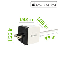 TCAPP5GB - Cellet Compact Home Charger for Apple iPhone / iPad / AirPods / iPod