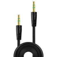 CNF3535BK - 3.5mm Flat Audio Cable - Black