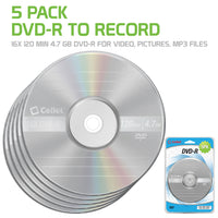 WDVD5 - 5 PACK DVD-R TO RECORD