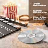 WDVD5 - Cellet DVD-R Blank Discs 4.7GB 16X 120 Min Recordable Disc 5 Pack - High Speed Storage for Home Video, Photos, Audio Data Archiving - Compatible with DVD-R Recorders