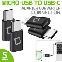 CNMICC4 - Micro USB to USB-C Adapter Converter Connector (4 Pack) – by Cellet