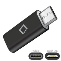 CNCTOMIC - Micro USB to USB-C Adapter Connector by Cellet – Black