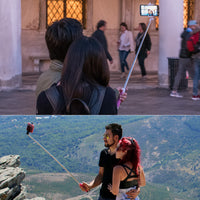 ACPOD4BK FA - Wireless Connectivity Self-Portrait Handheld Selfie Stick for Smartphones and Cameras - Black