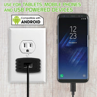 TCMICRO21GBK - Hi-Powered 10W / 2.1 Amp Home Charger (Micro USB cable included) - Black