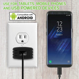 TCMICRO21GBK - Hi-Powered 10W / 2.1 Amp Home Charger (Micro USB cable included) - Black