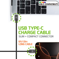 DCUSB20 - 6-Feet USB-C to USB-C Charging / Data Sync Cable - Black