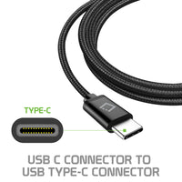 DCUSB20 - 6 Feet USB-C to USB-C Fast Charging / Data Sync Cable - Black