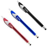 PEN745 - Stylus + Ink Pen Combo (BLACK / BLUE / RED) 3-PACK