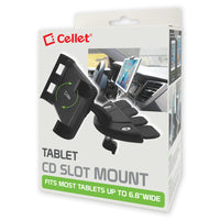 PHCDTAB-  Universal CD Slot Insert Phone & Tablet Mount, Adjustable Rotating 360 Cradle