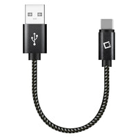 DCA4IN - USB-C Cable, Cellet 5-In. Premium Nylon Braided Fast Charging USB-C Cable