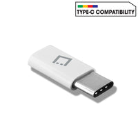 CNMICCWT - Cellet Micro USB to USB-C Adapter Converter Connector - White