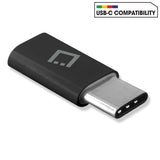 CNMICCBK - Cellet Micro-USB to USB-C Adapter Converter Connector - Black