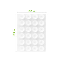SCUPCL - Cellet Multipurpose Mini Suction Cup Mat with Strong 3M Adhesive - Clear