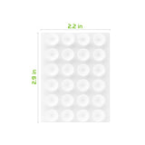 SCUPCL - Cellet Multipurpose Mini Suction Cup Mat with Strong 3M Adhesive - Clear