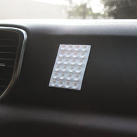 SCUPCL - Cellet Multipurpose Mini Suction Cup Mat with Strong 3M Adhesive - Clear