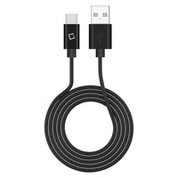 DCA33XBK - Durable 3.3ft (1m) USB-C Data Cable, Fast Charging (2.4Amp)/Data Sync Cable  – Black