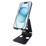 PHALUBK_FA - Adjustable Desktop Stand, Heavy Duty Adjustable Aluminum stand with 270 Degree Rotation for Smartphones, Tablets, iPads and Nintendo Switch – Black