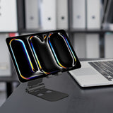 PHALUBK_FA - Adjustable Desktop Stand, Heavy Duty Adjustable Aluminum stand with 270 Degree Rotation for Smartphones, Tablets, iPads and Nintendo Switch – Black