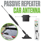 ACAR3A-AZFBA - 📡 Passive Repeater Car Antenna Signal Booster Kit for Vehicle Cell Phone Reception, 3M Adhesive Roof Mount External Antenna with Indoor Passive Repeater Patch, No Power Required, Universal Cars Trucks SUVs RVs 🚗