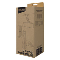 PH710 - Cellet Car Sun Visor Clip Phone Holder, 360° Adjustable Cradle Mount for Smartphones up to 4.7" Wide – Hands-Free GPS Navigation & Safe Driving