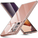 CCSAMN20CL - Crystal Clear Case for Samsung Galaxy Note 20, Ultra Slim Thin Shockproof Protective Phone Cover, Military Grade Drop Tested, Anti-Scratch PC Back & Flexible TPU Bumper, Supports Wireless Charging