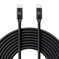 DCDC4BK - USB-C Charging Cable, 4ft. USB-C to USB-C Fast Charging and Data Sync Cable Compatible to ALL USB-C Device - Black