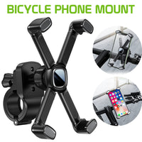 PHC191 - Bicycle Phone Holder Handlebar, Bike Holder Mount Compatible with iPhones, and Android Smartphones B0B64FK3C8