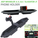 PHJEEP01 - Dash Tray Phone Holder with Storage Compatible to Jeep Wrangler JL, JLU (2018-2022), Jeep Gladiator JT (2020-2022)