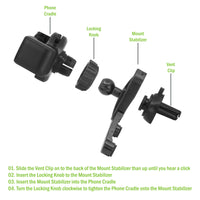 PHVENT012 - Air vent Phone Mount with Stabilizer