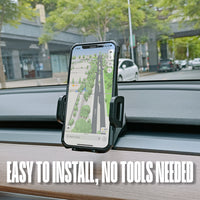 PH240 - Cellet Tesla Model 3 & Model Y Air Vent Phone Mount, 360° Rotation Car Phone Holder, Non-Slip Clamp Cradle, Dashboard Vent Clip Cell Phone Stand Compatible with iPhone 15 14 13 Pro Max, Samsung Galaxy, Pixel