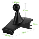 PH250 - Cellet Tesla Model 3 & Y Gravity Air Vent Phone Holder Mount – Hands-Free Car Phone Mount for iPhone, Samsung, Google Pixel – Auto-Locking Cradle, Anti-Slip Grip, Easy Install, Sleek Black Design