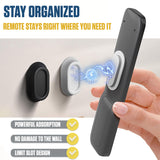 ACMR5 - Magnetic Remote Control Holder Wall Mount, 5 Pack Strong N52 Magnet Remote Organizer, Adhesive Mount for TV Remote, Air Conditioner, Fan, Game Controller & Home Gadgets – Black/Gray/White