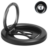 CLCMRINGC - Magnetic Phone Ring Holder Compatible with MagSafe - Ultra-Light 45g Aerospace Design - 360° Rotation & 90° Flip Metal Kickstand - Strong Grip Mount for iPhone 15 14 13 12, Plus, Pro Max & All Cases