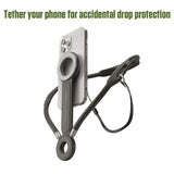 PHNECMAG - Cellet Magnetic Neck Phone Holder for Video Recording, Flexible Gooseneck Wearable Hands-Free POV Mount with N52 Magnets & Anti-Drop Safety Lanyard for iPhone, MagSafe & Smartphone