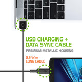 DAMICRO33B Cellet Micro-USB Charging Cable, Micro USB Charger Cord (3.3-Feet) (BULK)