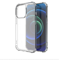 CCIPH14PROMCL2 - iPhone 14 PRO MAX 6.7" Shockproof Transparent Thick TPU Case Cover - Clear