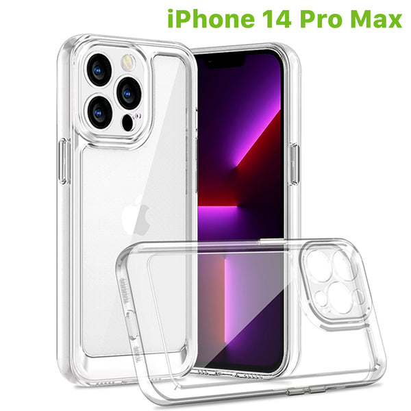 CCIPH14PROMCL3 - iPhone 14 PRO MAX 6.7" SpaceX Ultra Transparent Tone Case Cover - Clear