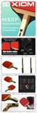 M80P SA - XIOM M 8.0 P Table Tennis Racket – Professional Japanese Penholder Ping Pong Paddle with ITTF Approved High-Tension Rubber – Allround Speed & Control Blade for Intermediate to Advanced Players