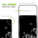 SGSAMS20UF - Samsung Galaxy S20 Ultra Full Coverage Screen Protector, Premium Ultra-Thin Tempered Glass Screen Protector for Samsung Galaxy S20 Ultra (0.3mm) by Cellet