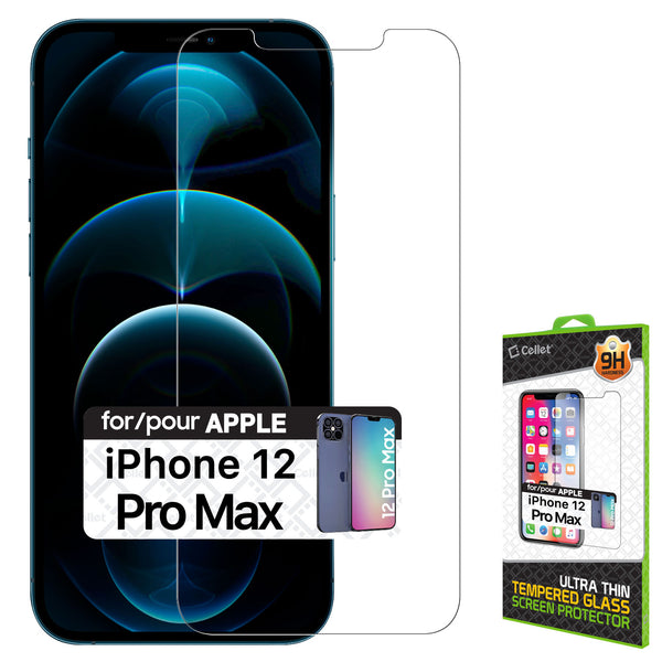 SGIPH12PM - Tempered Glass Screen Protector, 9H Hardness - iPhone 12 Pro Max