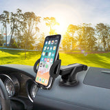 HDSHRTM - Universal Extendable Telescopic Arm Windshield and Dashboard Smartphone Holder Mount by Cellet