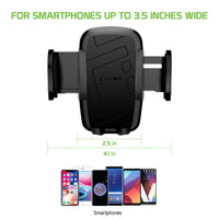 HDSHRTM - Universal Extendable Telescopic Arm Windshield and Dashboard Smartphone Holder Mount by Cellet