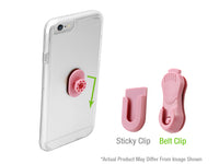 CLPE4TPK - Cellet 4-IN-1 PEANUT STYLE Trans Pink CLIP